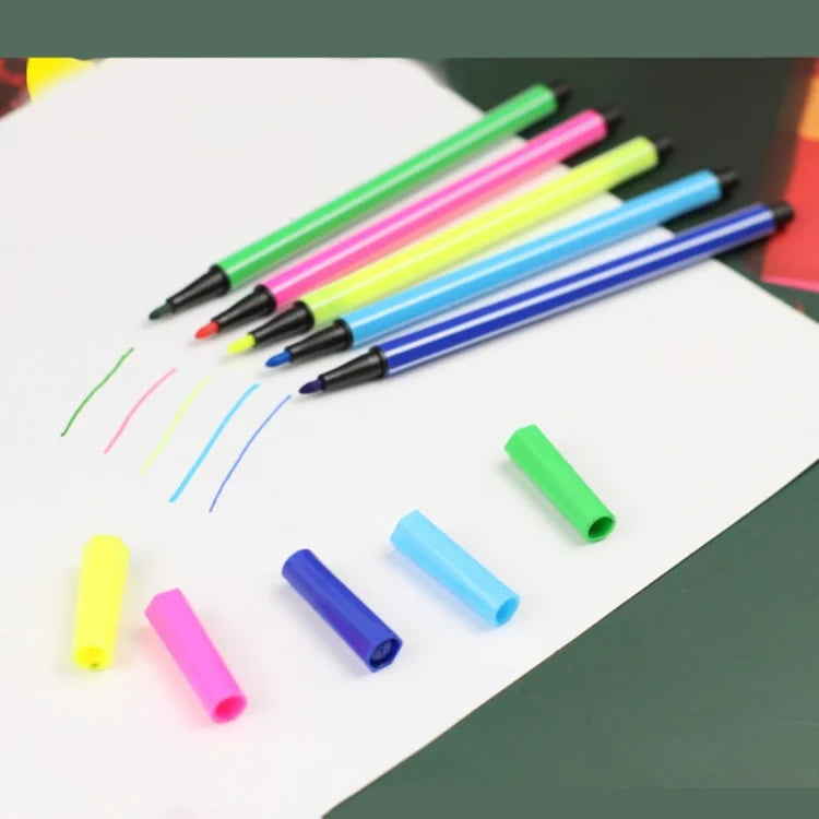 Premium Washable Art Markers Painting Set Colored Drawing Pens for Students & Artists