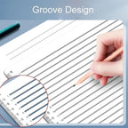 Calligraphy Stencil Ruler Transparent Writing Template Straight Line Handwriting Guide