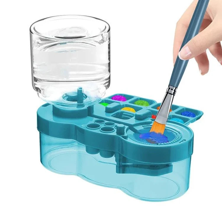 SmartFlow Paint Brush Cleaner Bucket – Mess-Free Art Cleaning Tool for Kids & Hobbyists
