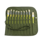 Calligraphy Brushes Storage Bag, Painting Brushes Canvas Storage Bag, Roll up Pen Bag, Watercolour and Gouache Brushes