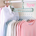 Multi functional folding clothes storage hanger, household dormitory clothes hanging hanger, folding clothes storage