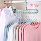 Multi functional folding clothes storage hanger, household dormitory clothes hanging hanger, folding clothes storage