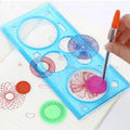 Creative Geometry Ruler Tool – Multifunctional Painting & Drawing Student Art Puzzle Tracer