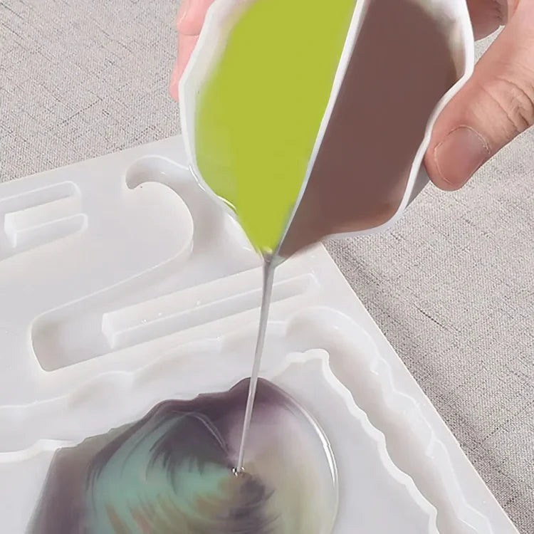 Fluid Art Silicone Paint Diverter DIY Craft Pour Tool