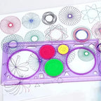 Creative Geometry Ruler Tool – Multifunctional Painting & Drawing Student Art Puzzle Tracer